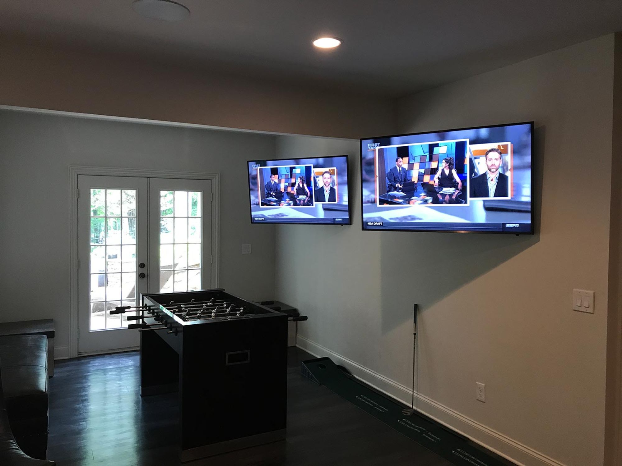 Game Room Distributed Video TVs