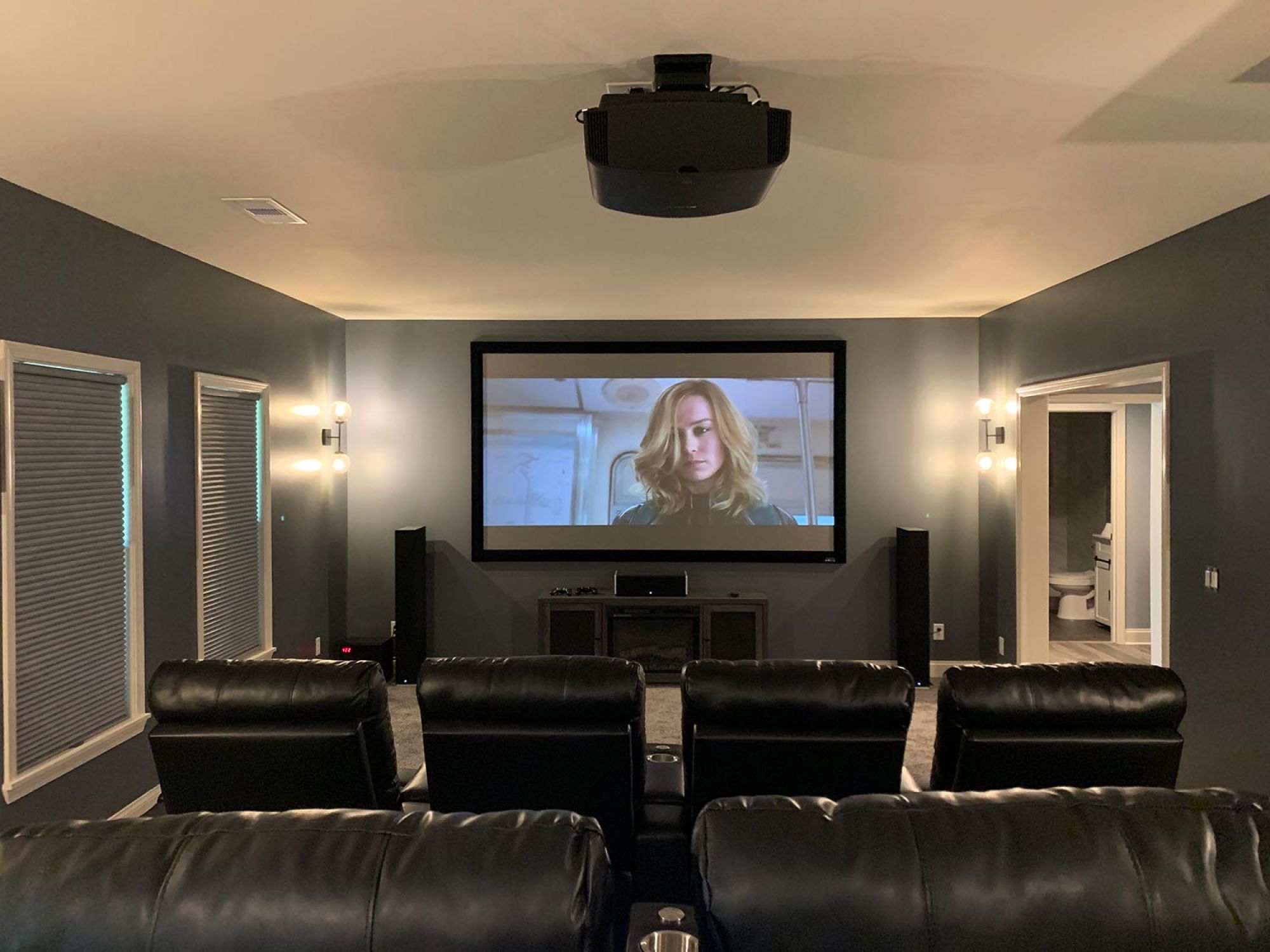 Home Theater Screen and High-Performance Audio